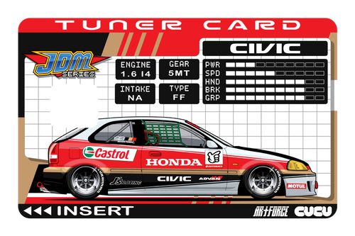 Tuner Card EK9 Civic (W)