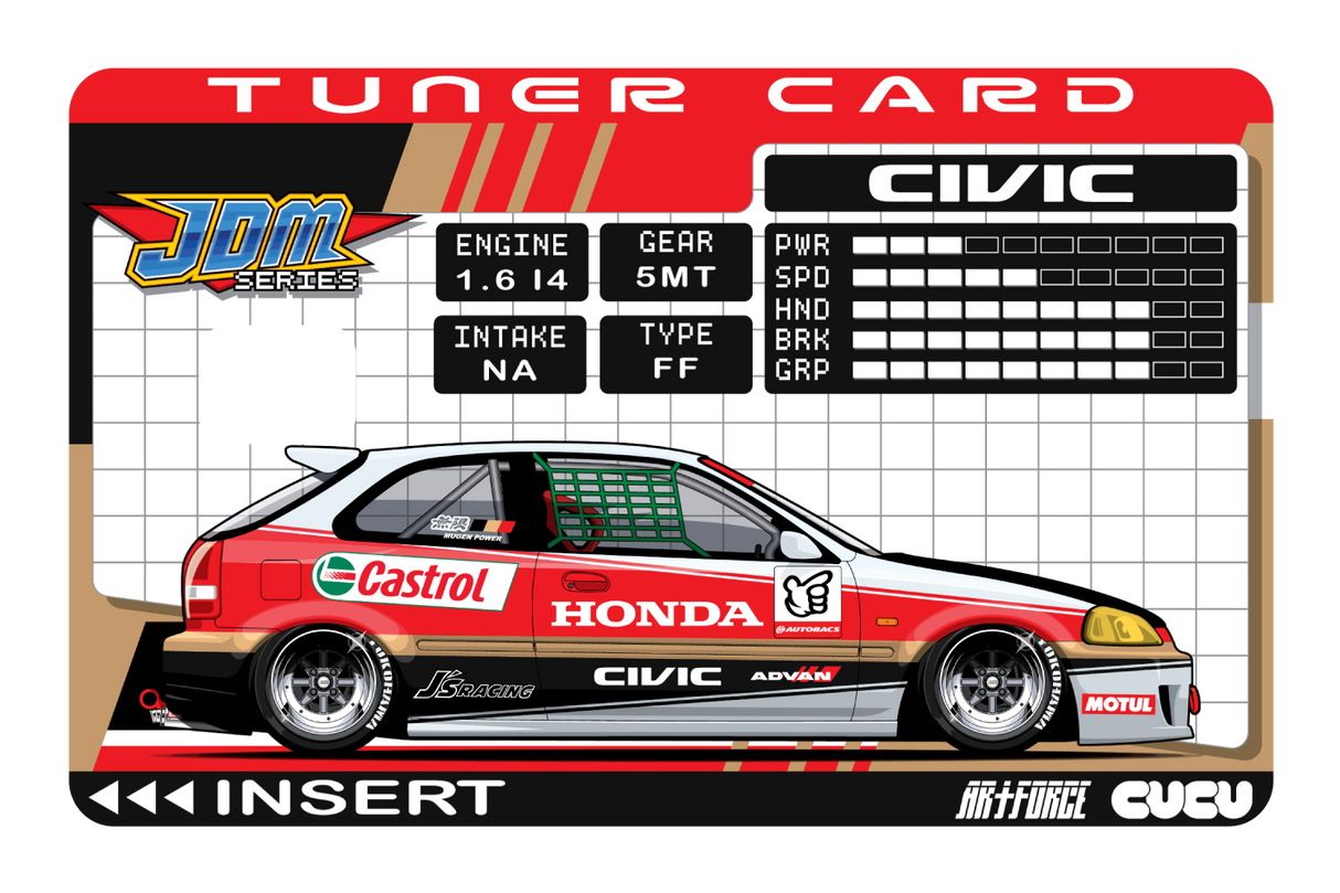 Tuner Card EK9 Civic (W)