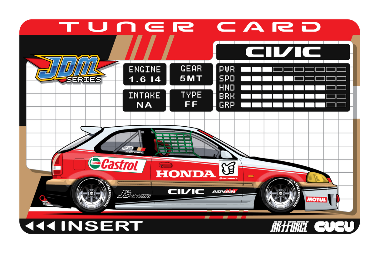 Tuner Card EK9 Civic (W)