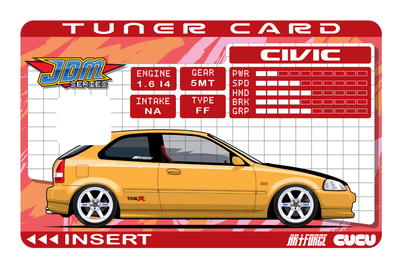 Tuner Card EK9 Civic (Y)