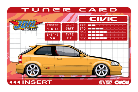 Tuner Card EK9 Civic (Y)