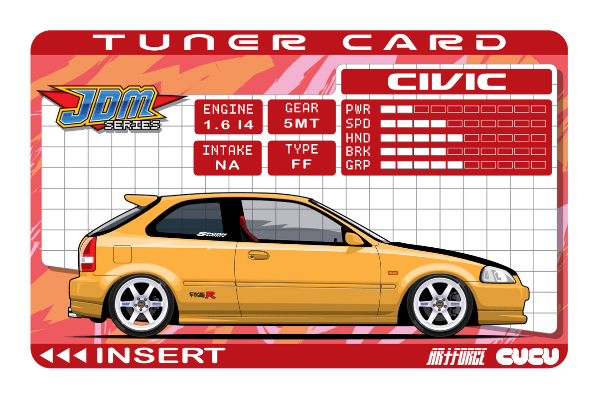 Tuner Card EK9 Civic (Y)
