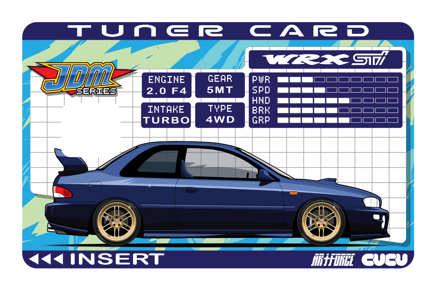 Tuner Card GC8 WRX