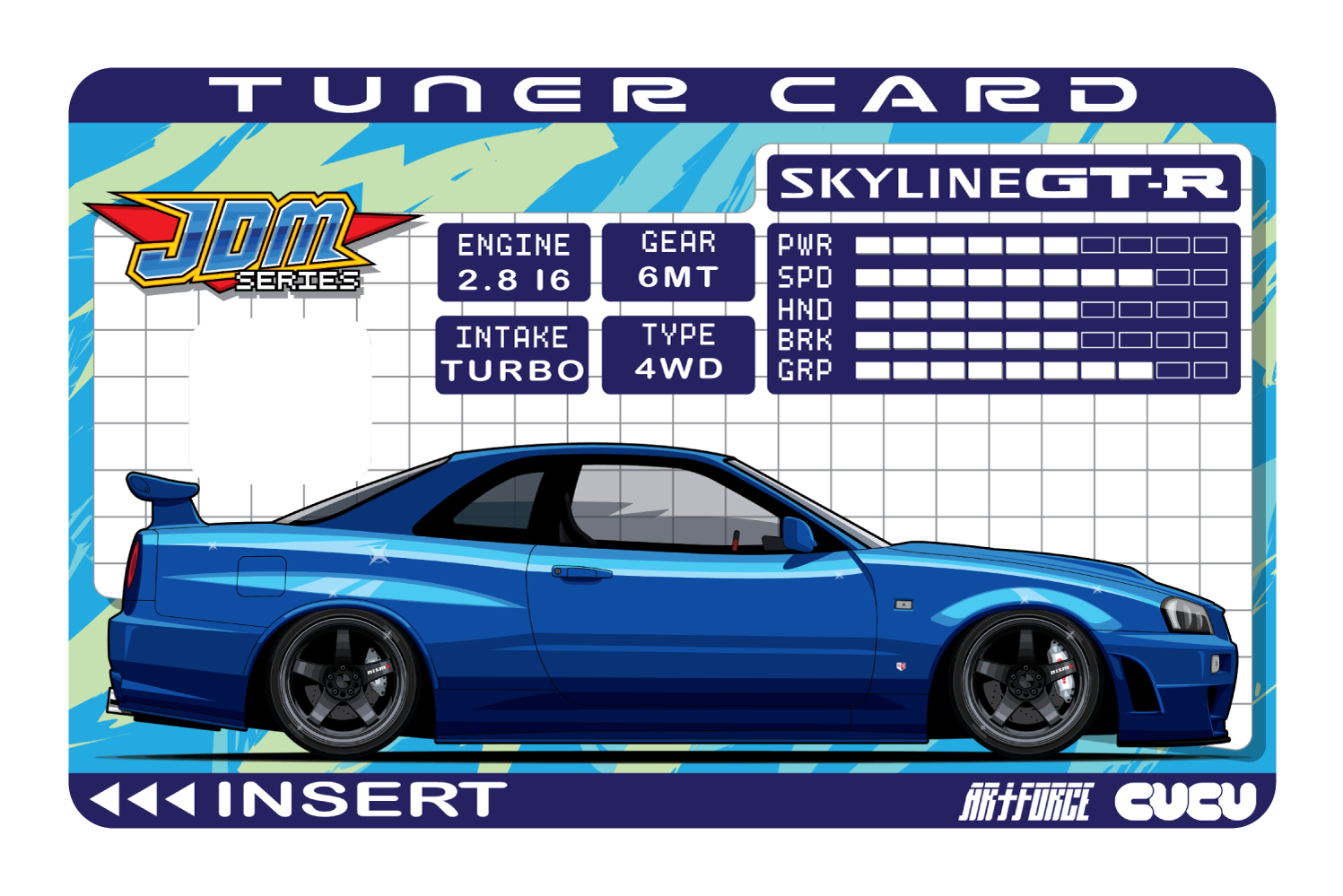 Tuner Card R34 GT-R
