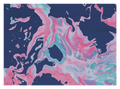 Abstract Paint Pink and Blue