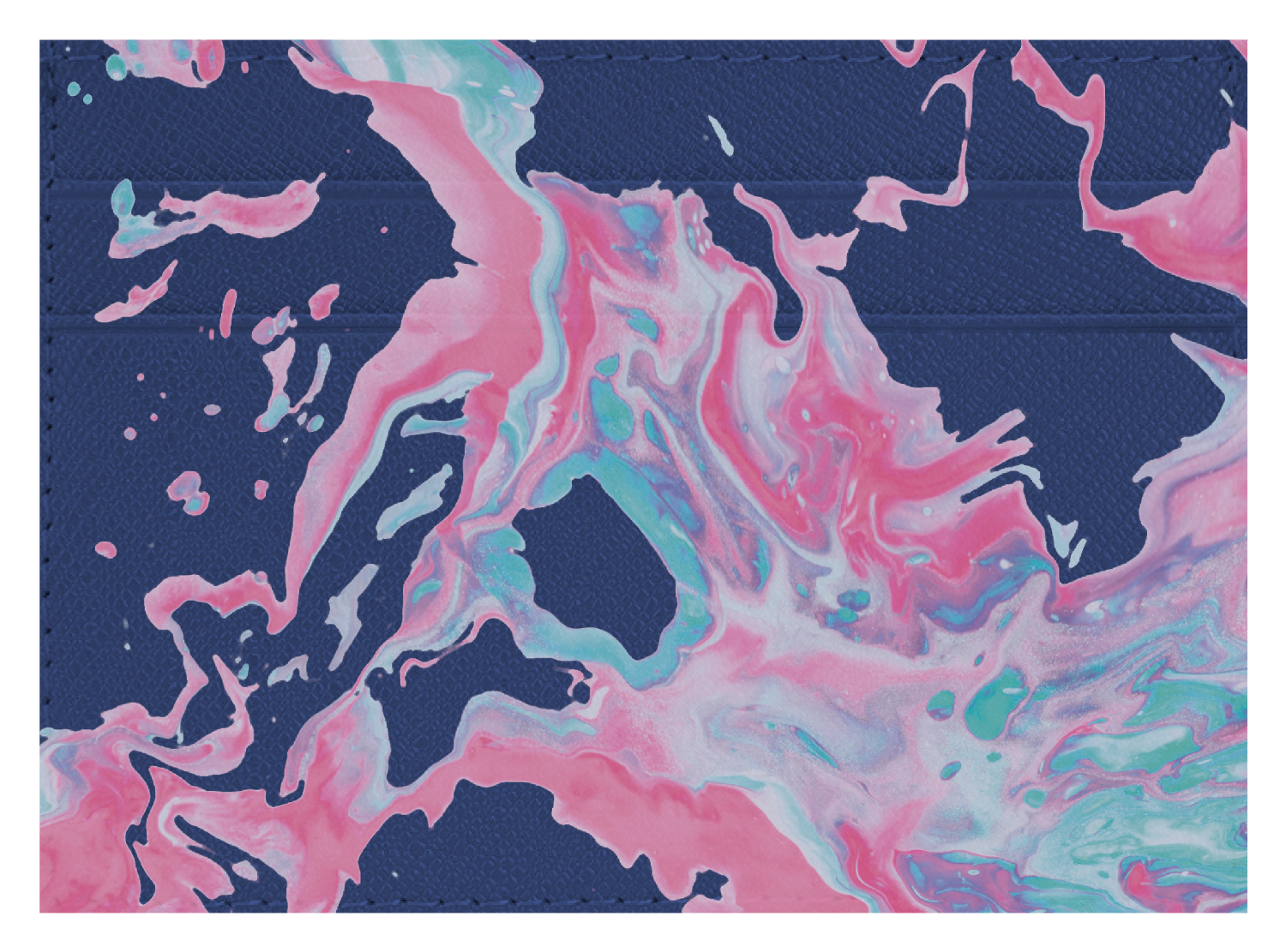 Abstract Paint Pink and Blue