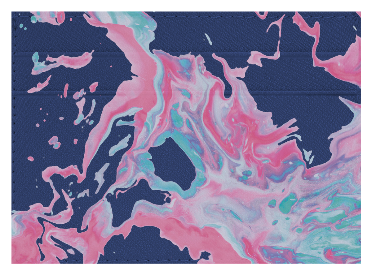 Abstract Paint Pink and Blue