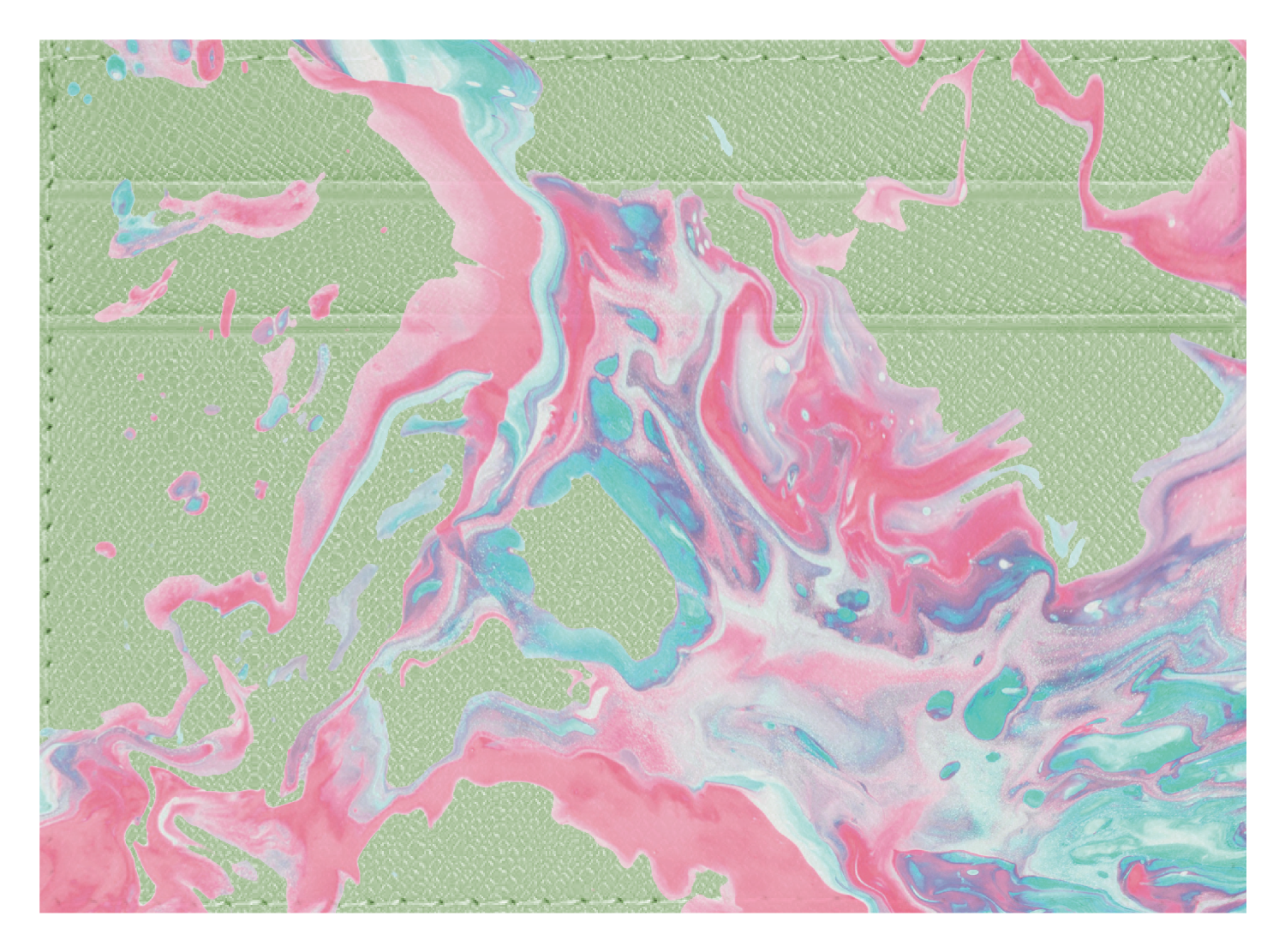 Abstract Paint Pink and Blue