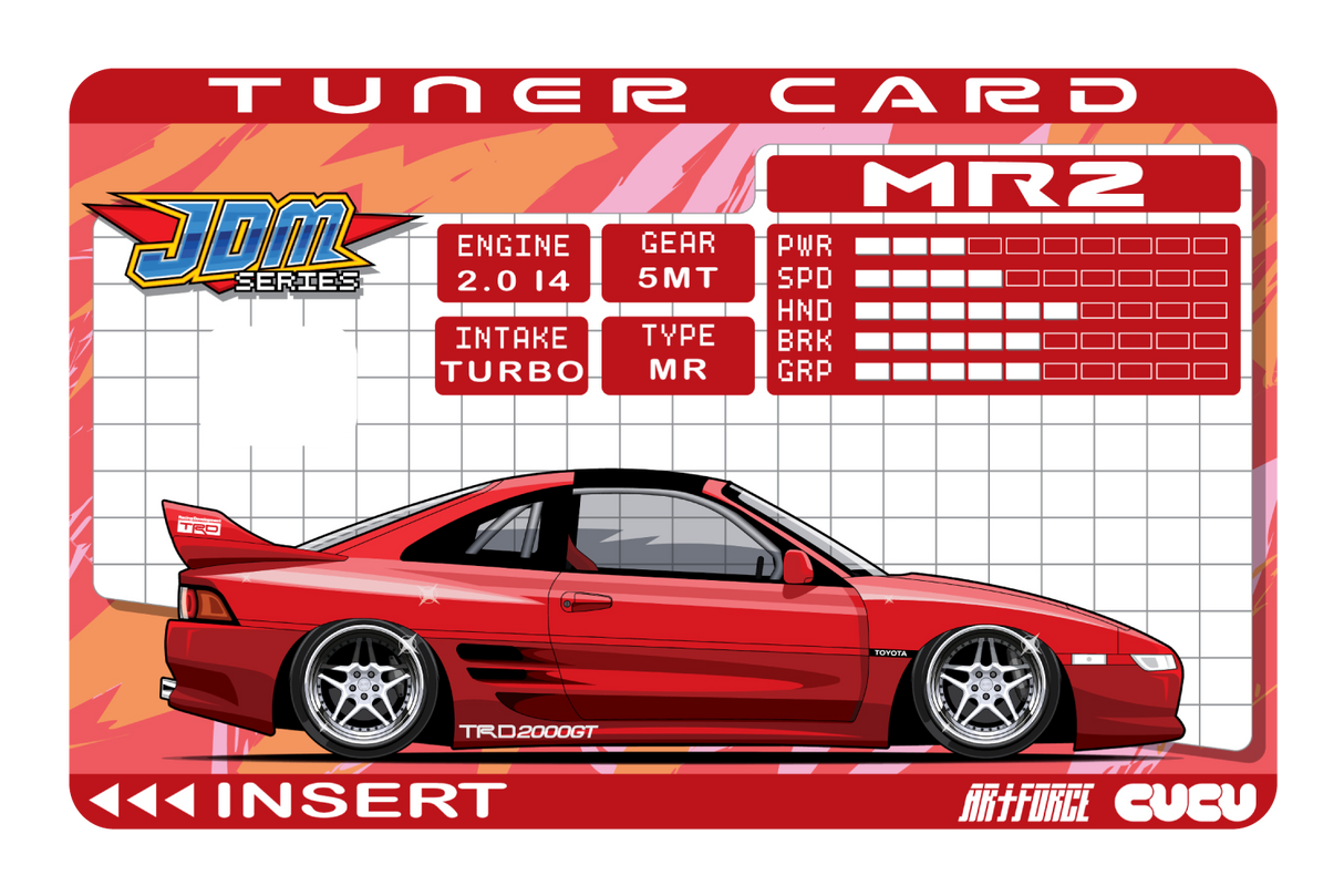 Tuner Card SW20 MR2 – CUCU Covers Tuner Card SW20 MR2 – CUCU Covers