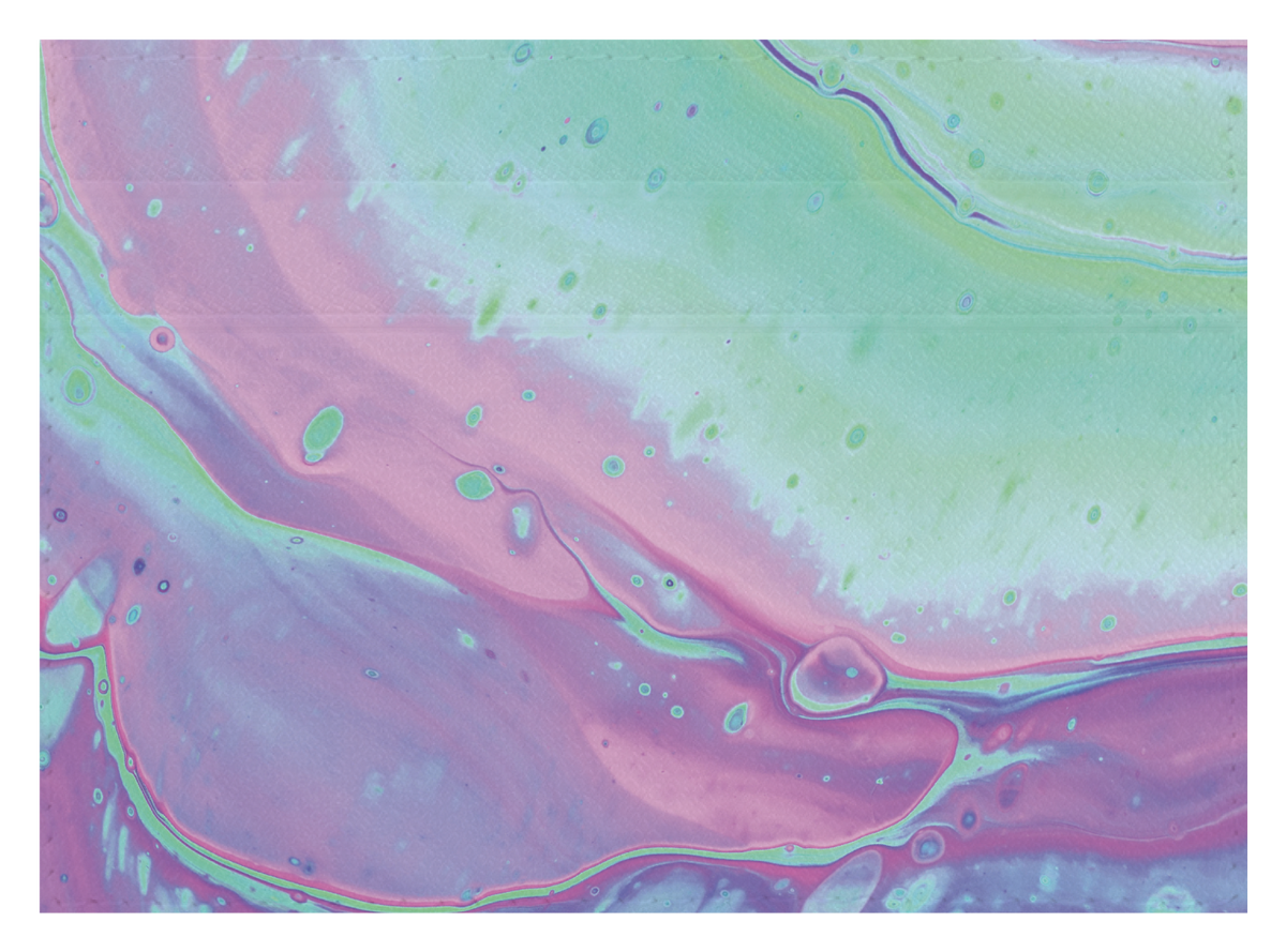 Abstract Paint Teal and Purple