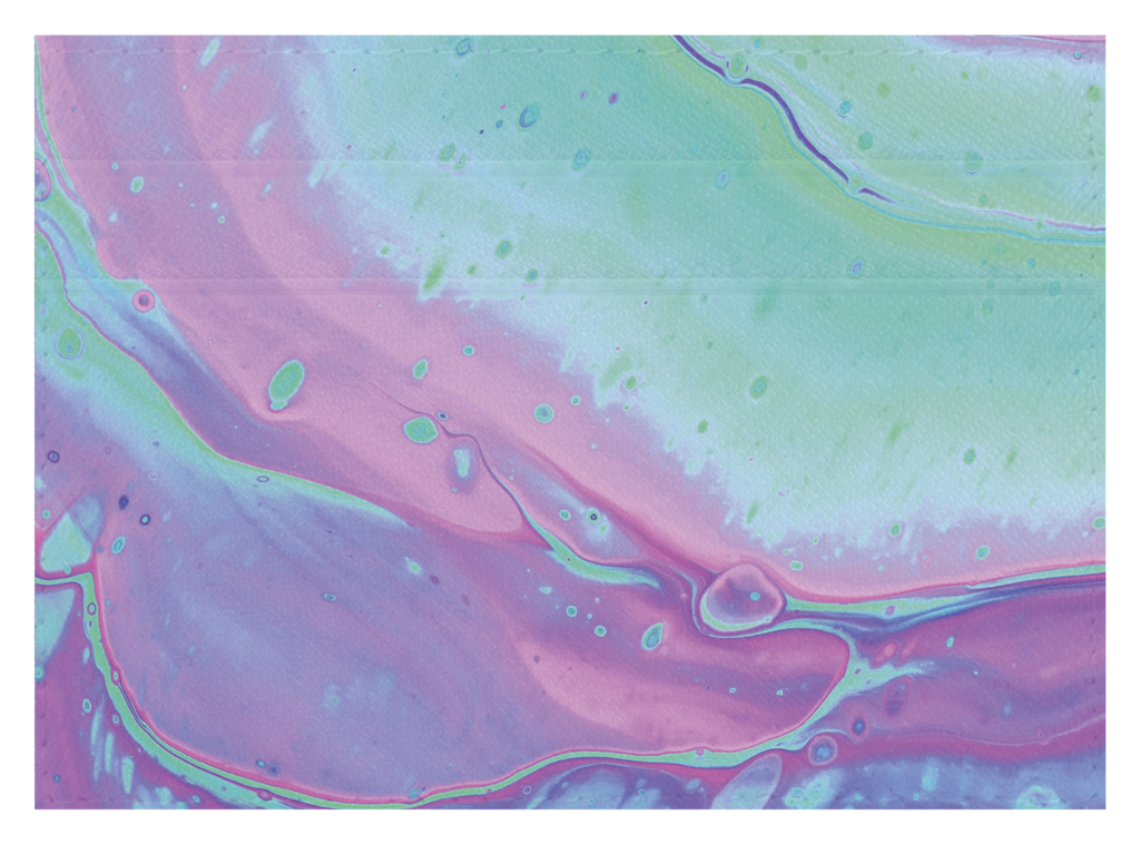 Abstract Paint Teal and Purple