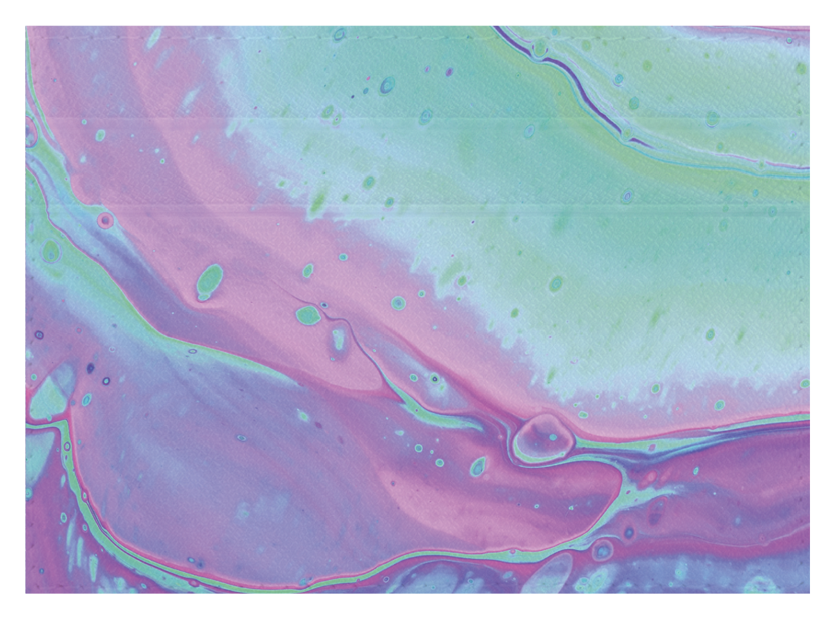 Abstract Paint Teal and Purple