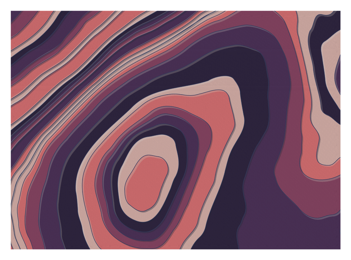 Topography Purple and Pink