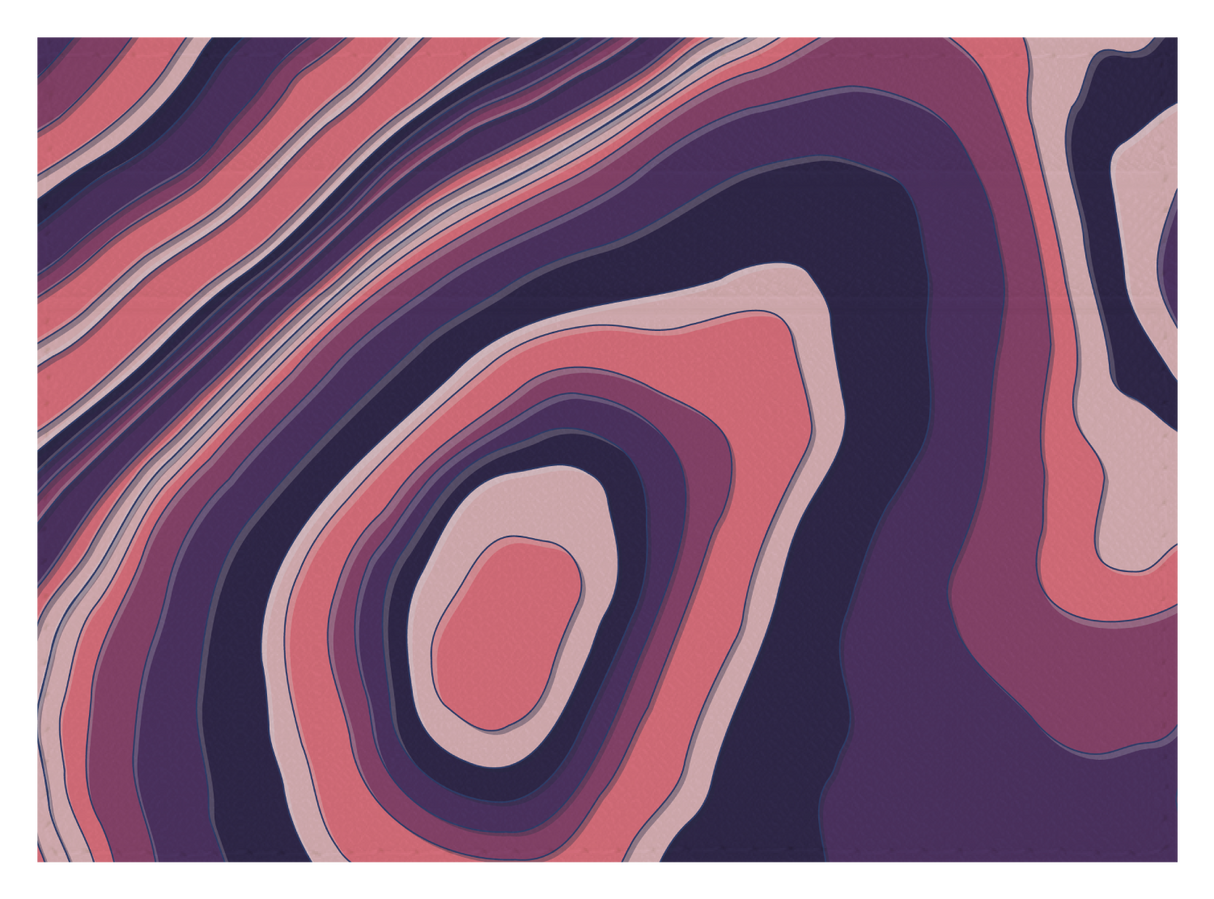 Topography Purple and Pink