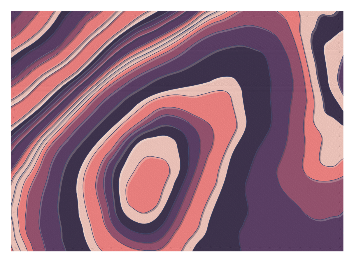 Topography Purple and Pink