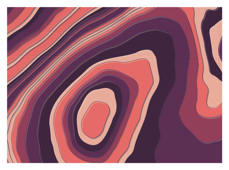 Topography Purple and Pink