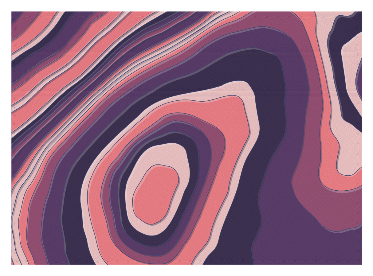 Topography Purple and Pink