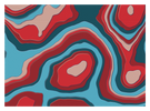 TopographyTeal and Red