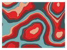 TopographyTeal and Red