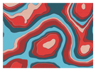 TopographyTeal and Red