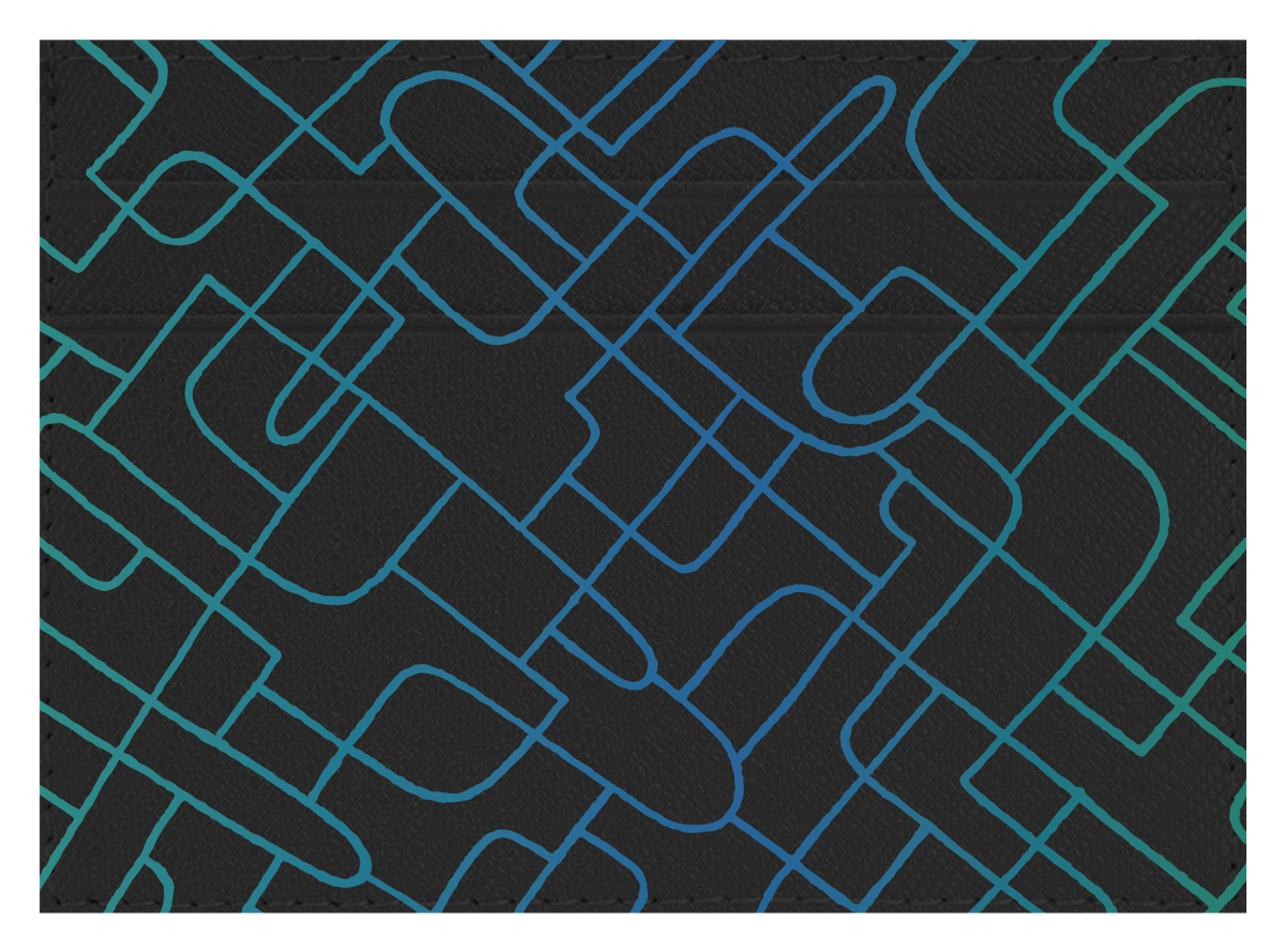 Abstract Pattern Blue