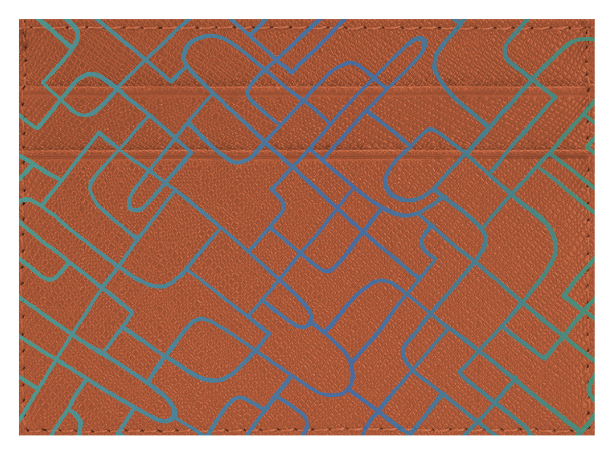 Abstract Pattern Blue