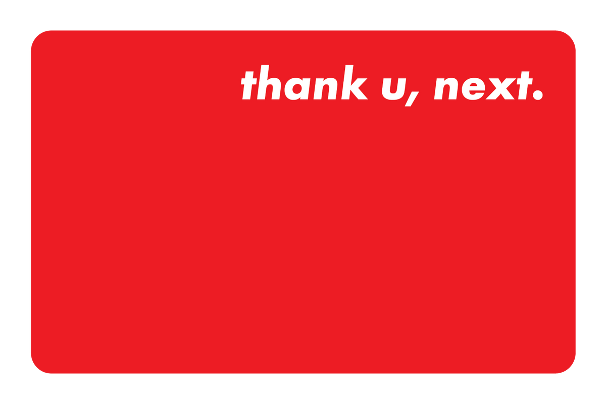 Thank u next