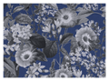 Black and White Floral