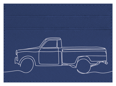 Pick Up Truck Line Art