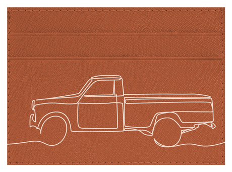 Pick Up Truck Line Art