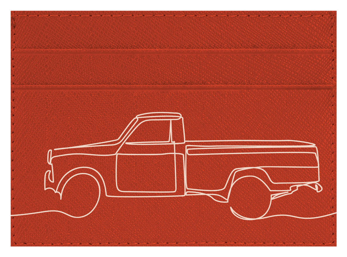 Pick Up Truck Line Art