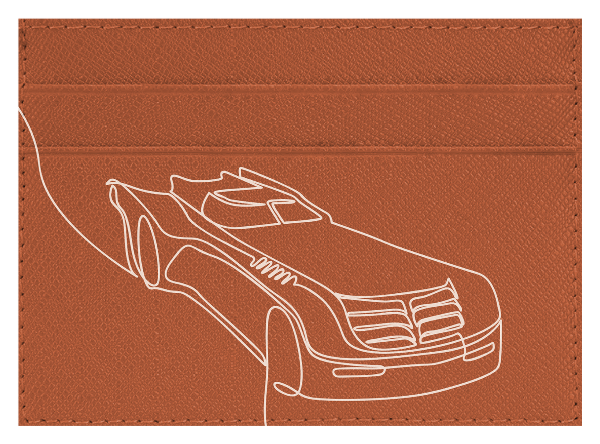 Bat Mobile Line Art