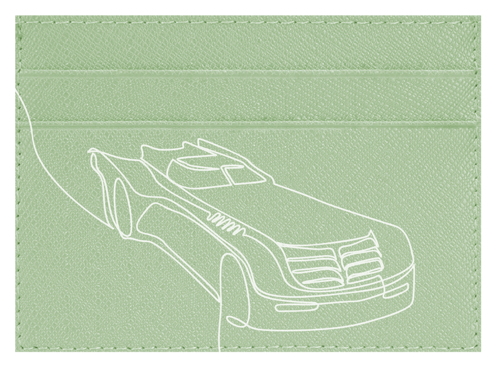 Bat Mobile Line Art
