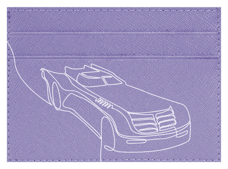 Bat Mobile Line Art