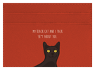 My black cat talk sh*t