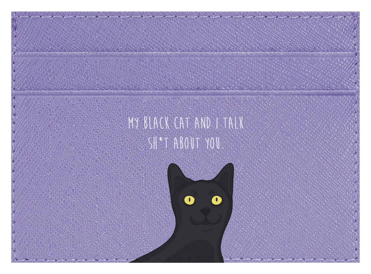 My black cat talk sh*t