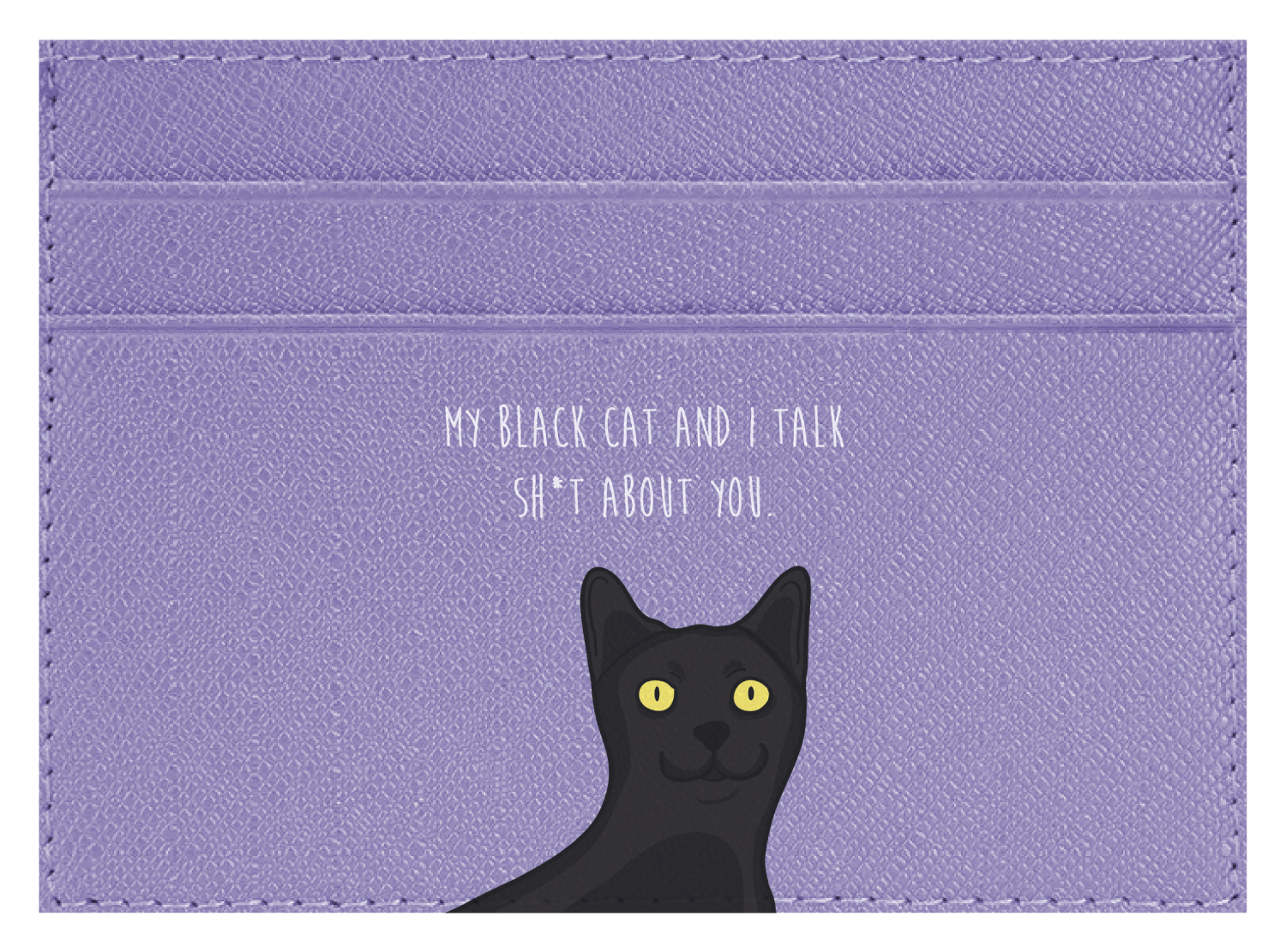 My black cat talk sh*t