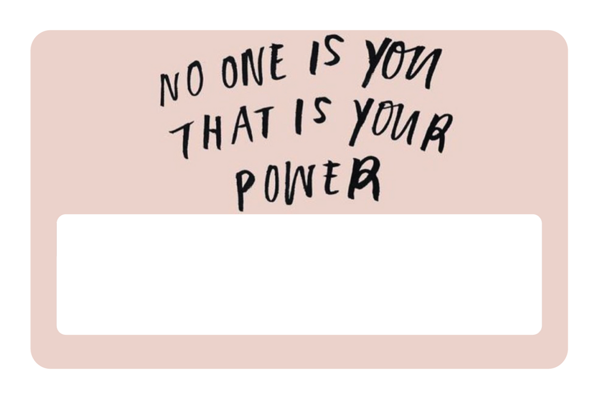 No One Is You