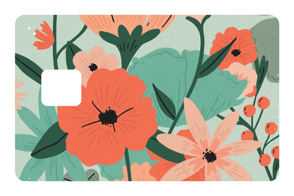 Orange Floral
