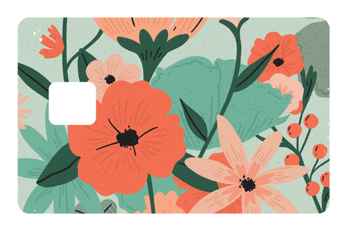Orange Floral