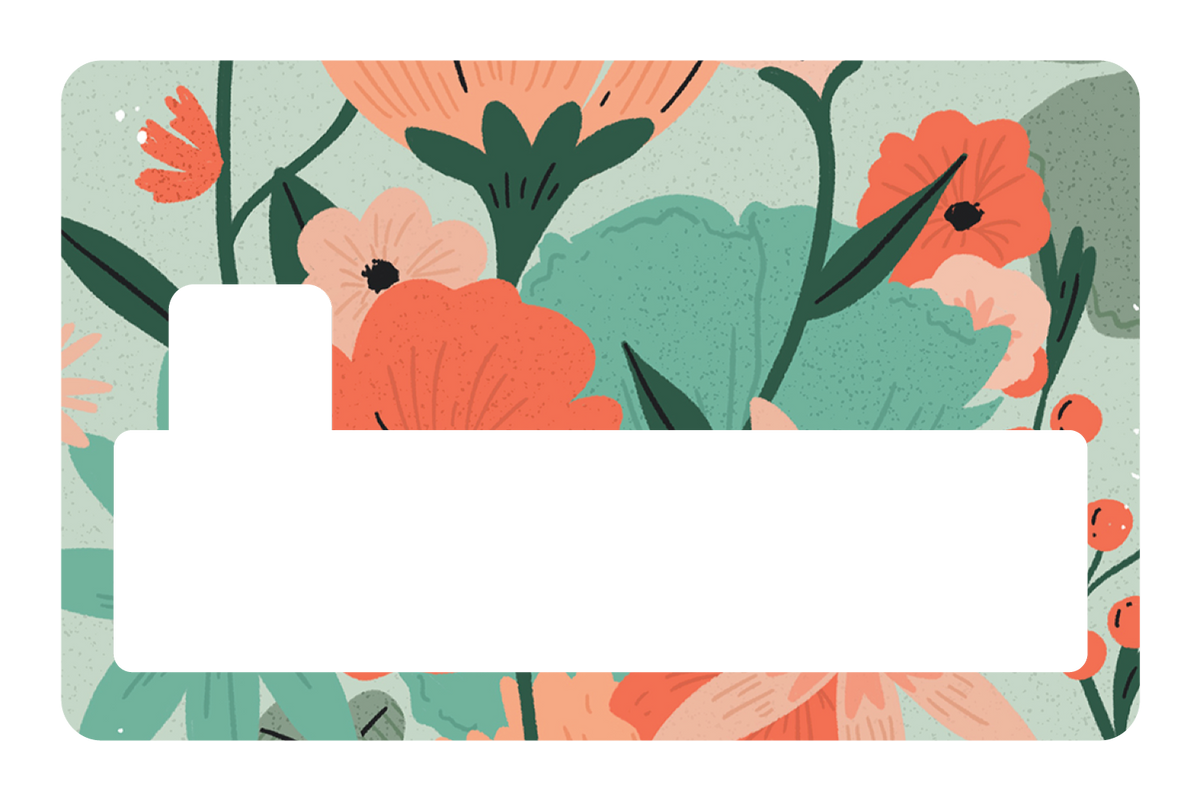 Orange Floral