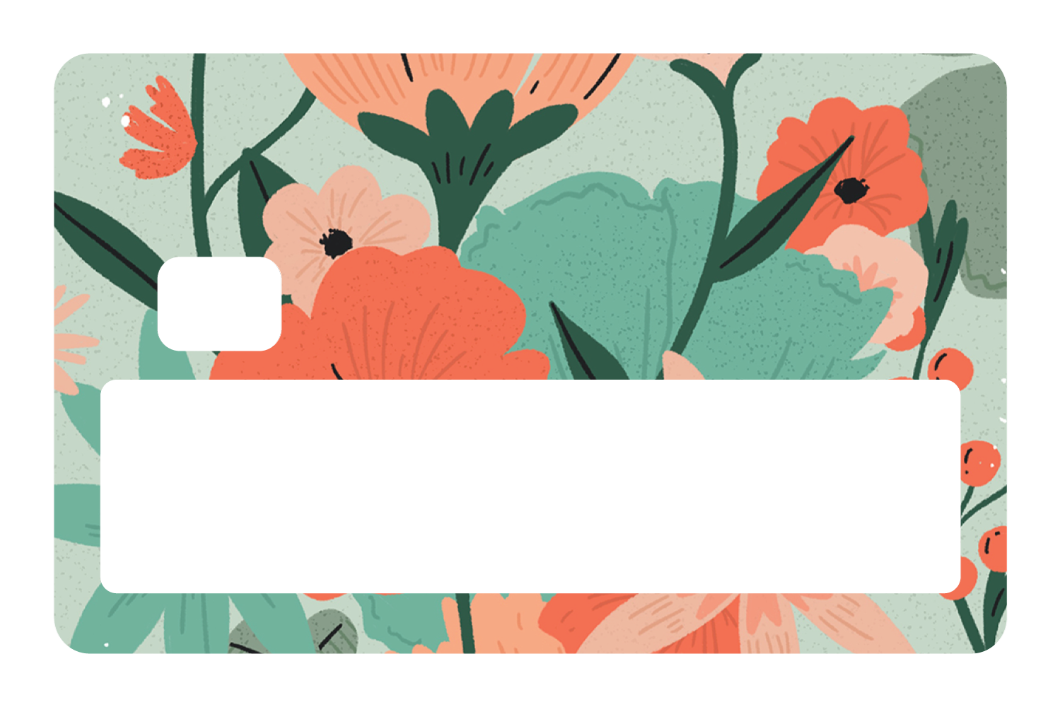 Orange Floral