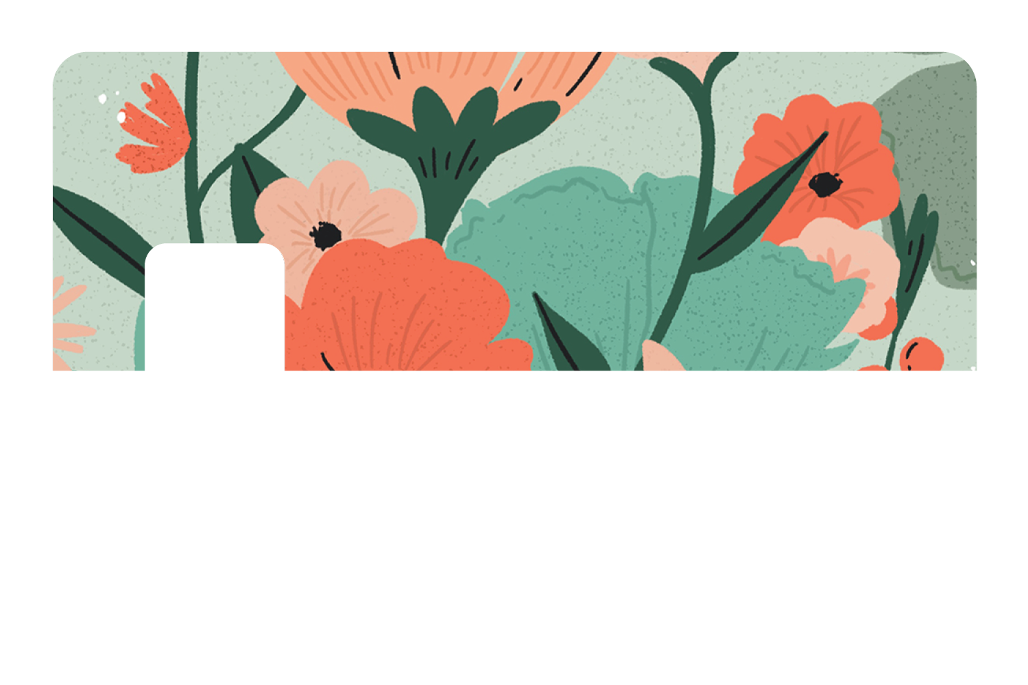 Orange Floral