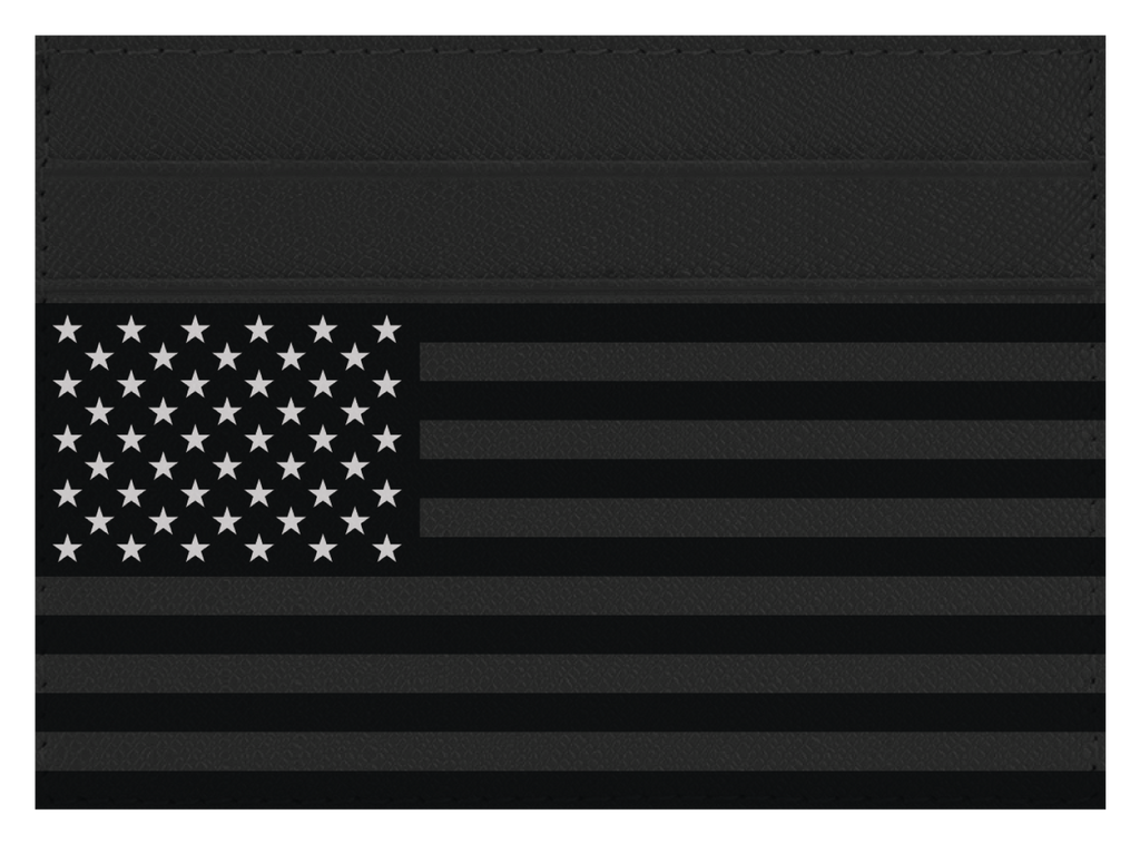 USA Flag Black