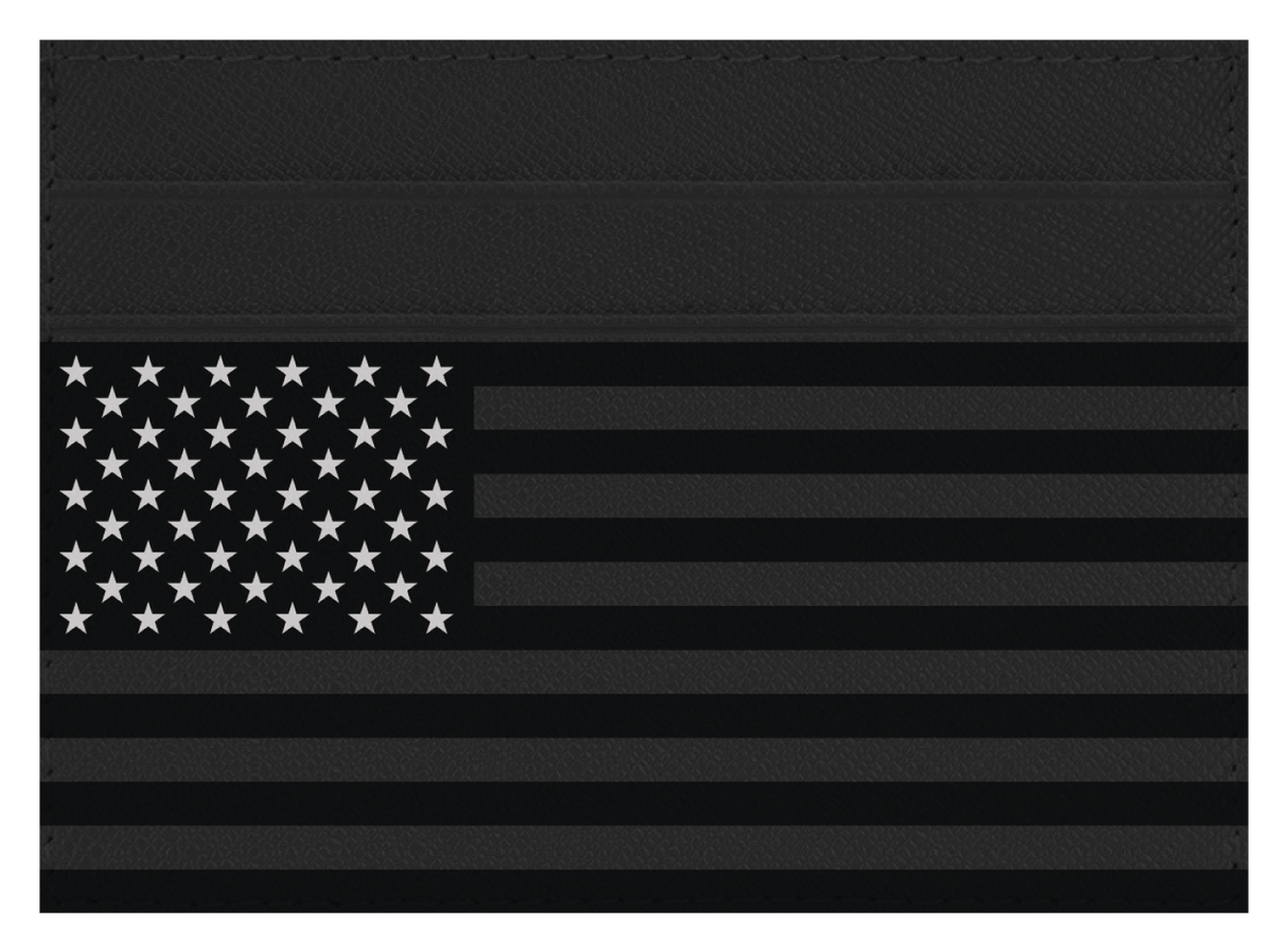 USA Flag Black