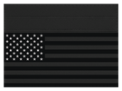 USA Flag Black