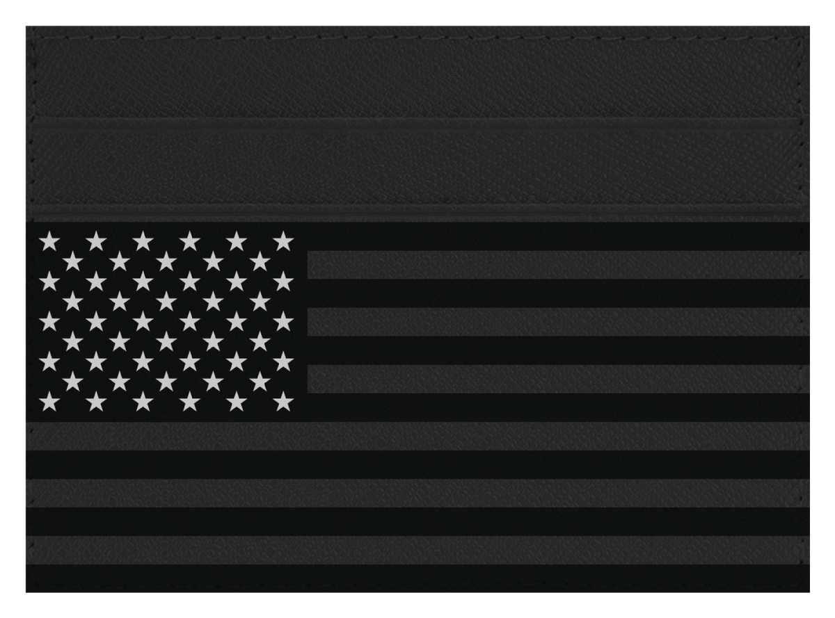 USA Flag Black