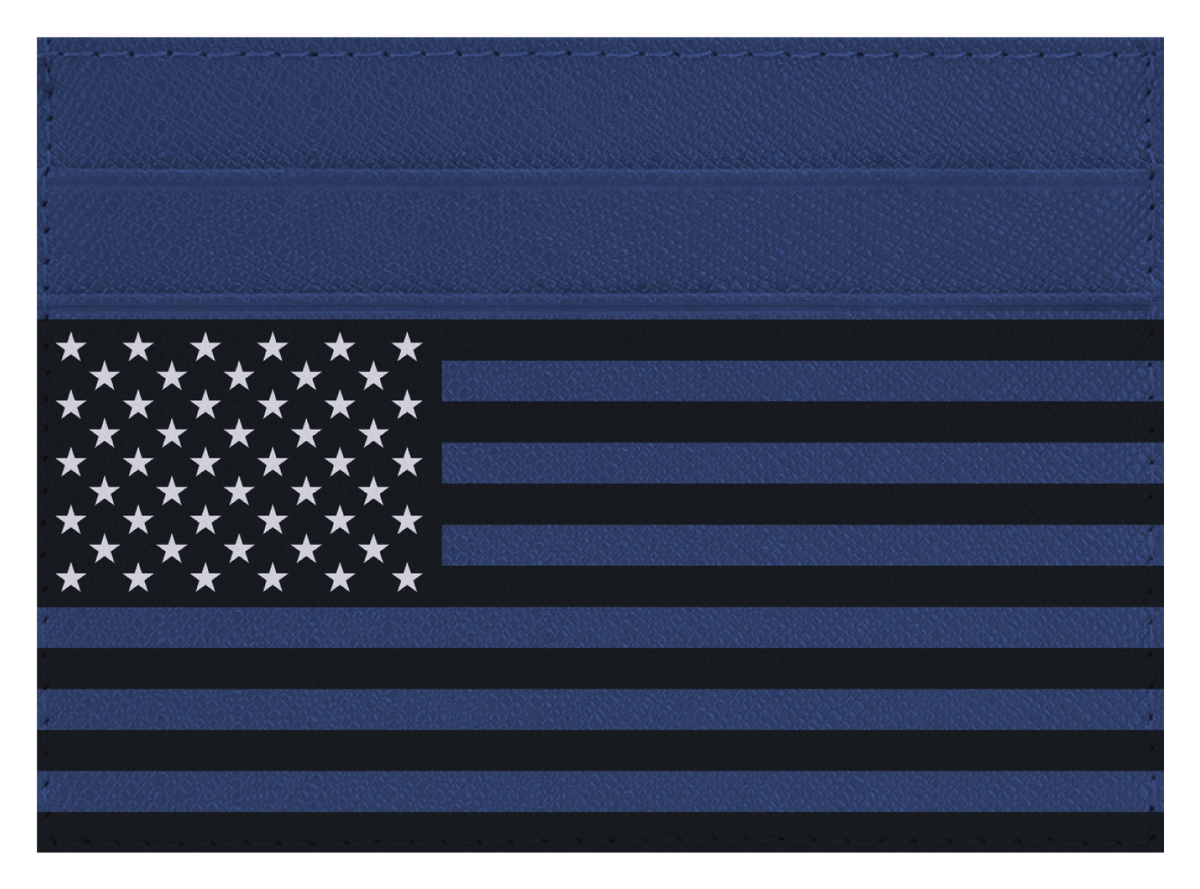USA Flag Black