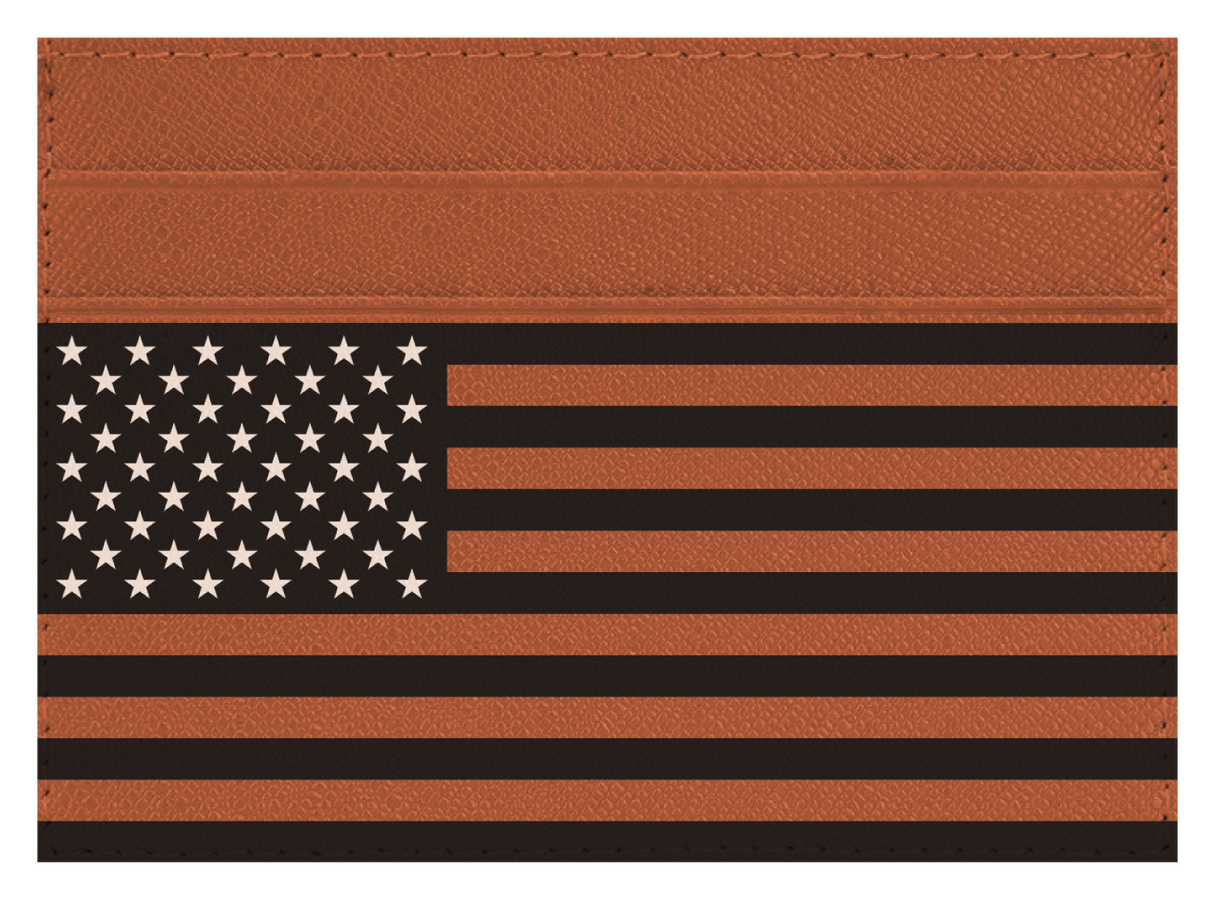 USA Flag Black