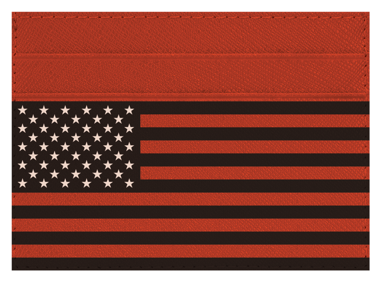 USA Flag Black